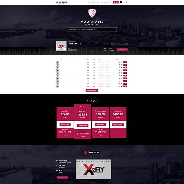 Best WordPress Themes for Beat Selling Websites and beat stores 8 393a09cdaa0630e7d871892485dbc54f