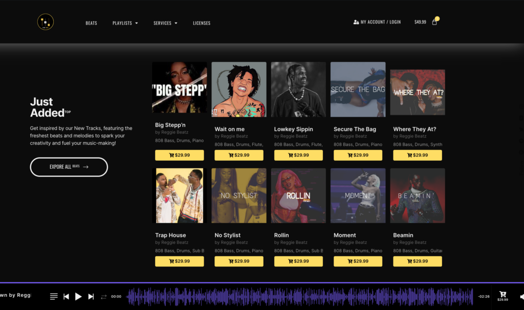 3 Types of beat selling websites you need to know 5 Screenshot 2023 07 04 at 11.59.38