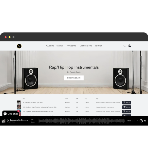 Beatifyy:Shopify Beat Store Template